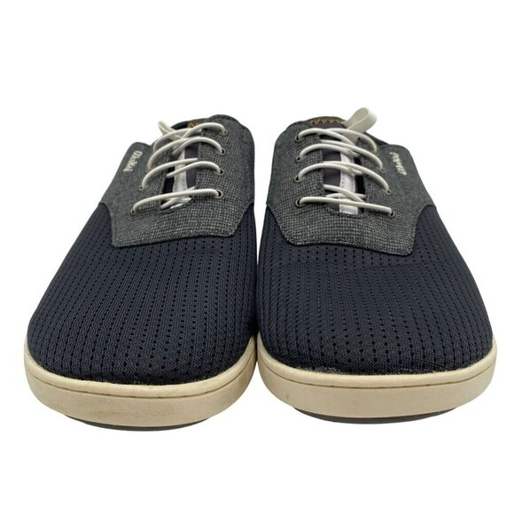 OluKai Nohea Moku Gray/White Mesh Slip-On Shoes Men\'s Size 9